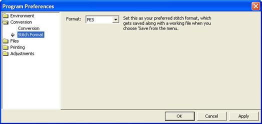 Description: C:\Users\Brian\Desktop\EmbroideryWorks Manual\stitchFmtPref.jpg Description: C:\Users\Brian\Desktop\EmbroideryWorks Manual\stitchFmtPref.jpg