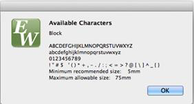 Description: 248-Fonts>Available characters