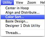 ESS-Color Sort menu