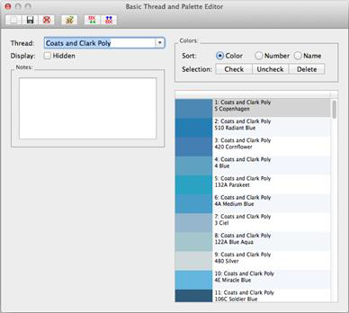 126-Basic Thread & Palette Editor 126-Basic Thread & Palette Editor