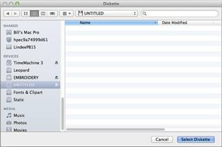 D1 Disk Utility-choose target