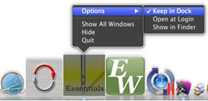 ESS-Keep in Dock ESS-Keep in Dock