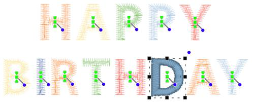 122-Changing colors on letters