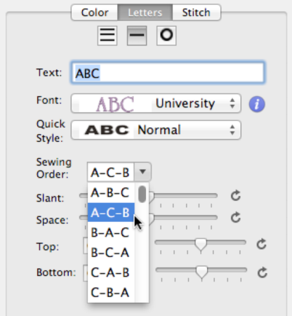 260-Letters-Changing sewing order 260-Letters-Changing sewing order